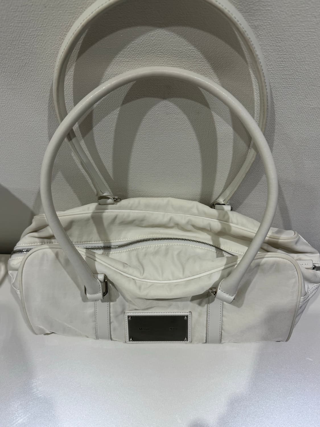 마뗑킴 나일론 보스턴 백 아이보리 Matin Kim Nylon Bosto 상품이미지2