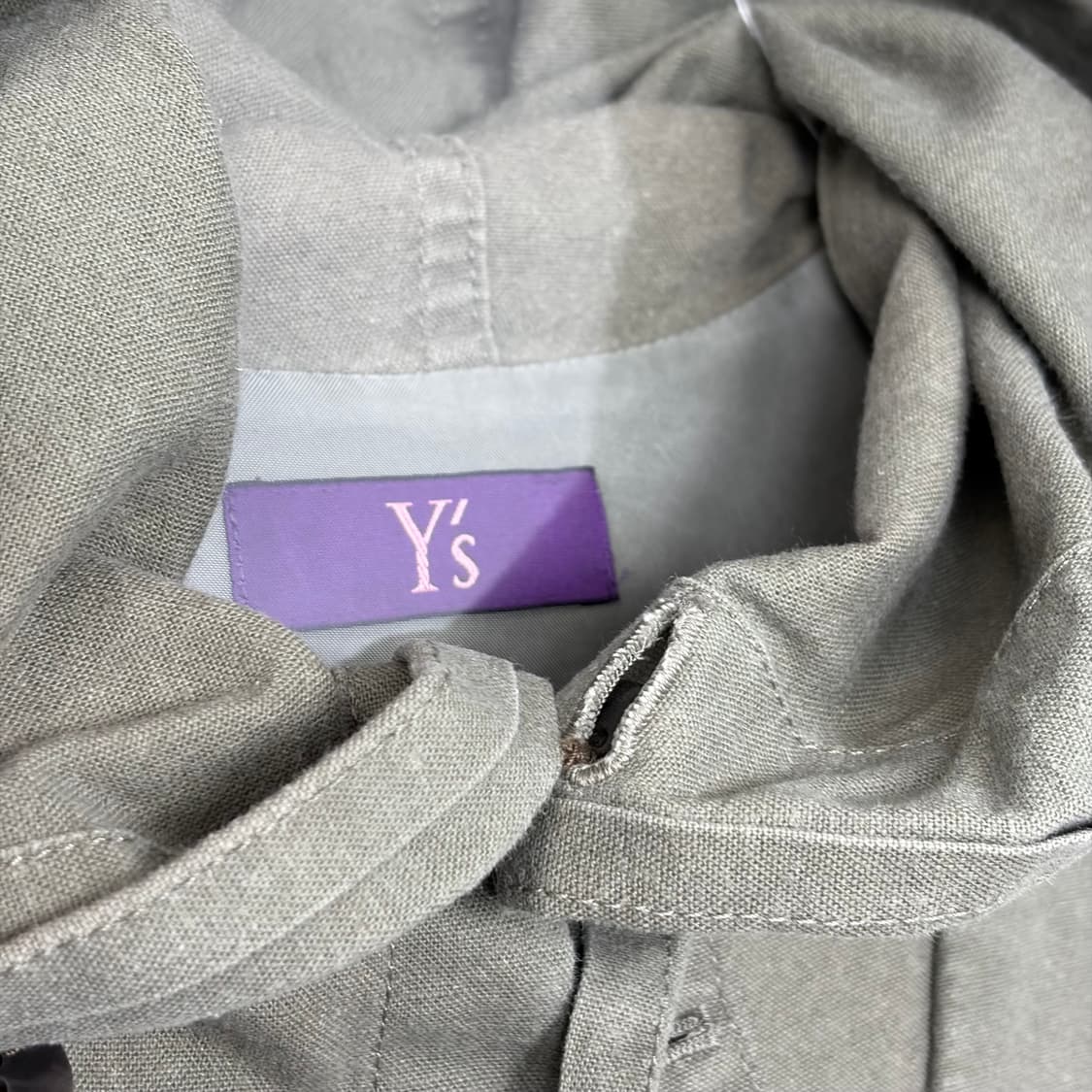 요지야마모토 패턴 후드 튜닉 상품이미지3