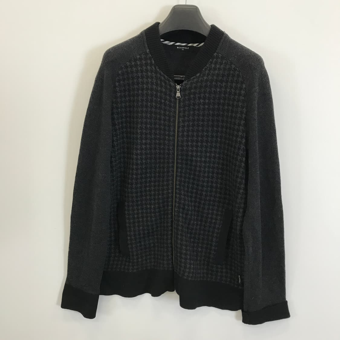 빈폴 패턴 믹스 니트집업점퍼 [105] 상품이미지1