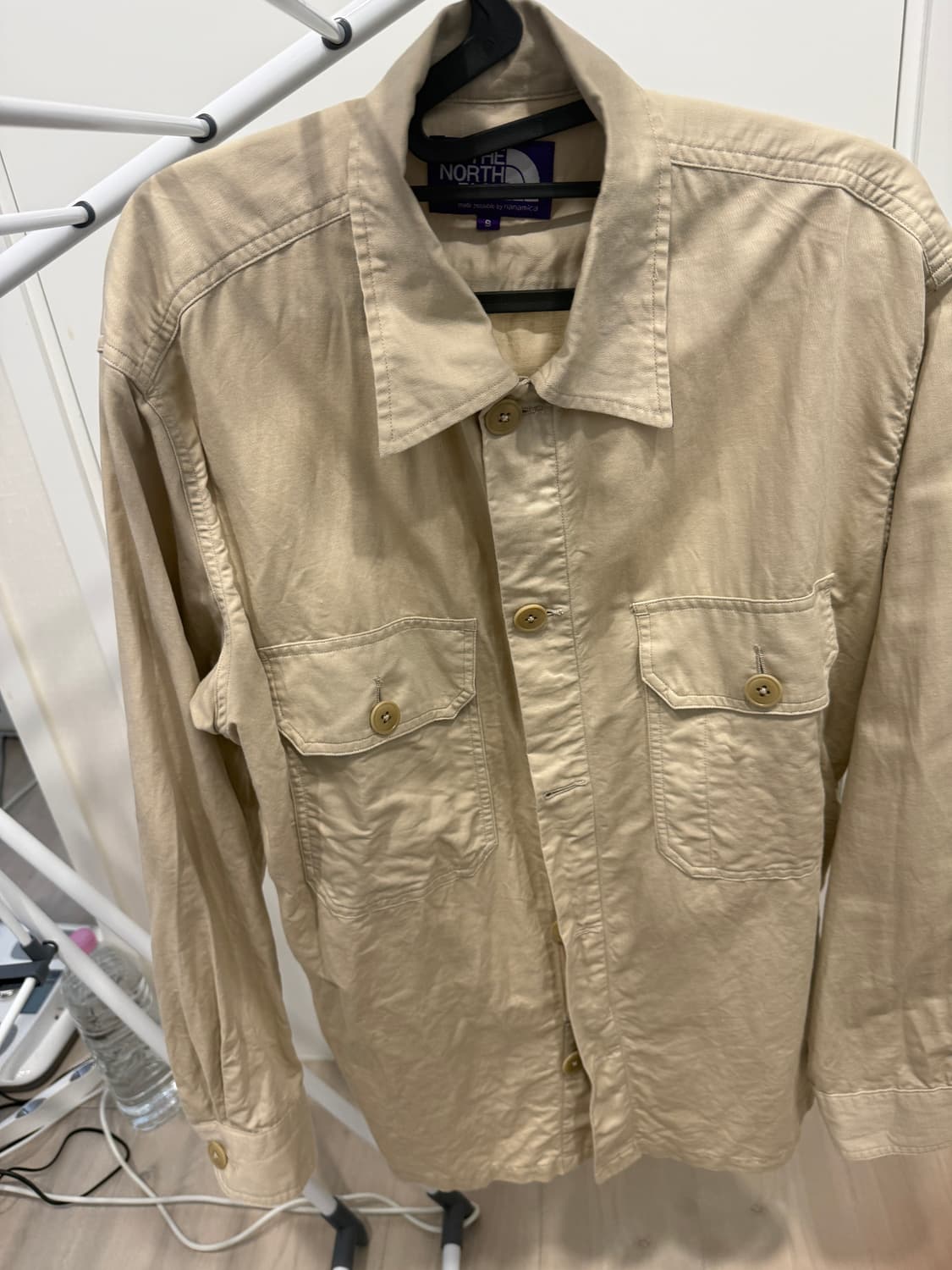 나나미카 노스페이스 퍼플라벨 몰스킨 필드셔츠 자켓  베이지NP2403N 상품이미지2