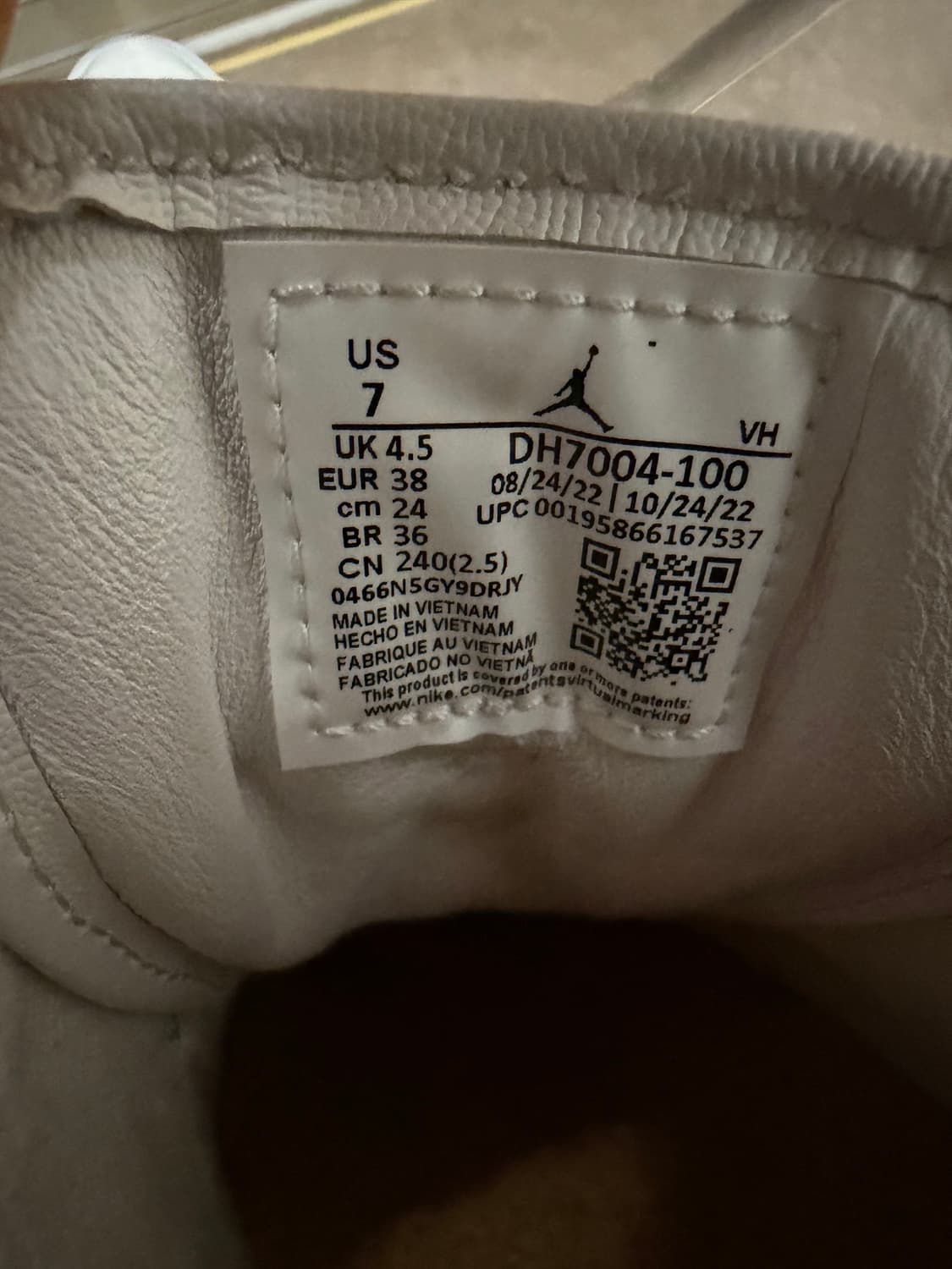 나이키(W) 조던 1 엘리베이트 로우 화이트 앤 울프 그레이 상품이미지3