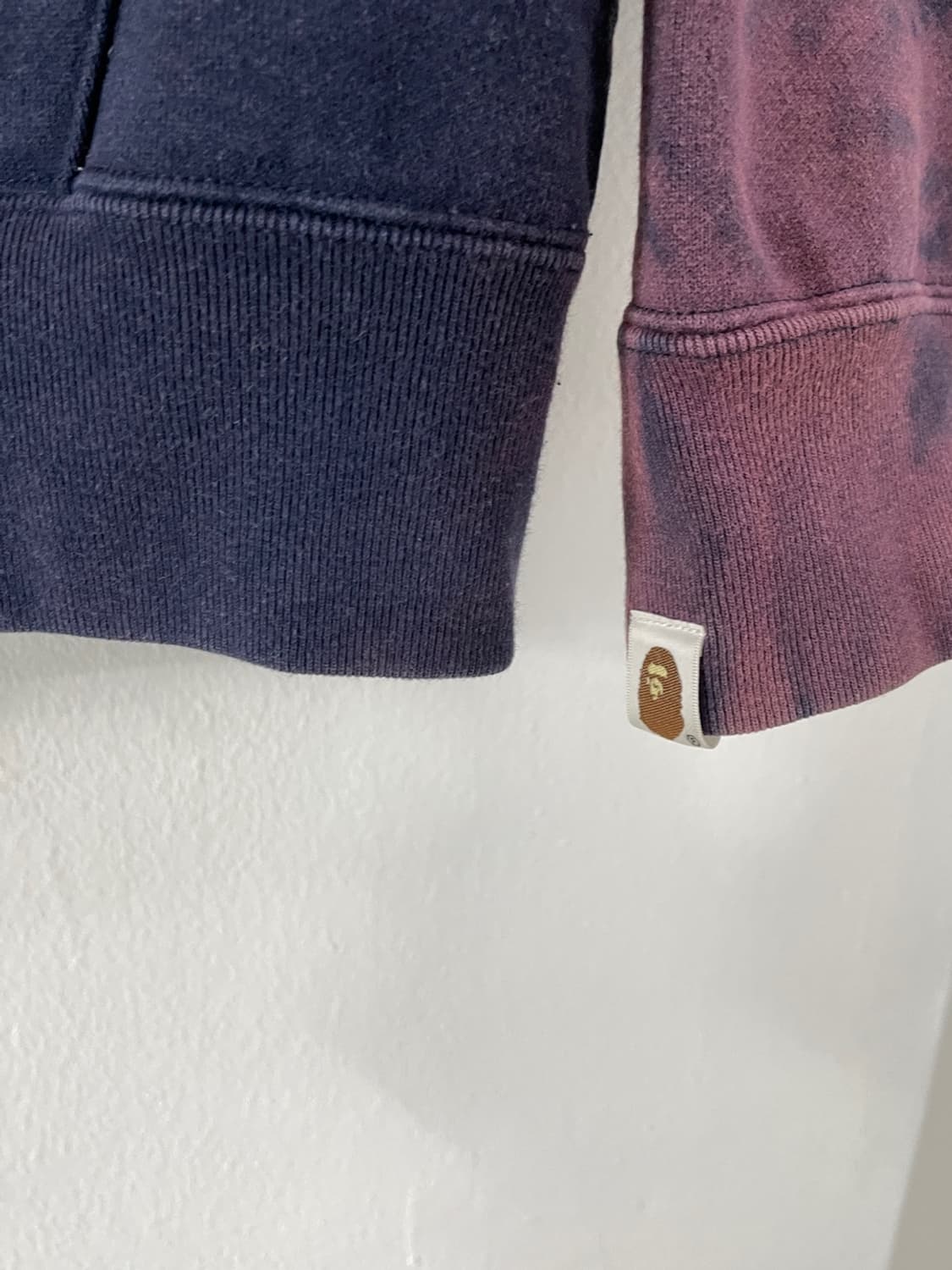 베이프 가먼트 다이 컬리지 후드집업  상품이미지7