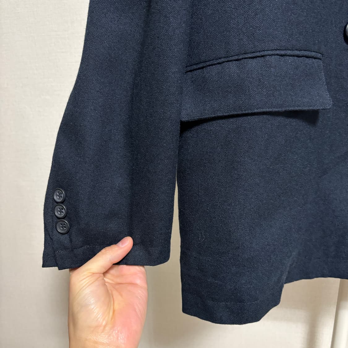 (민트급) 프릭스스토어 루즈핏 더블 자켓 / 다크네이비, M 상품이미지6