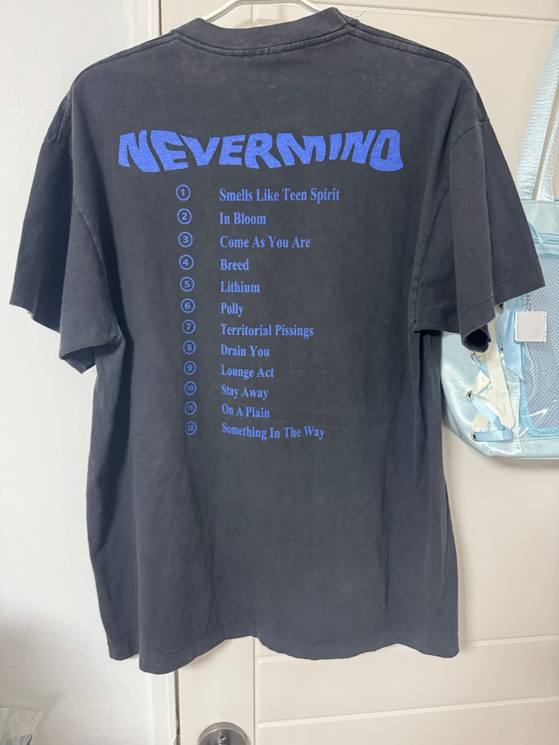 빈티지 1992 너바나 Nevermind 자이언트 반팔 티셔츠 싱글스티치 상품이미지2