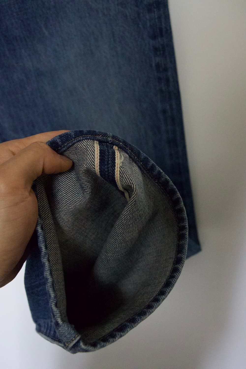 (새상품)나이스네스 d.doug 데님 인디고 M사이즈 상품이미지4