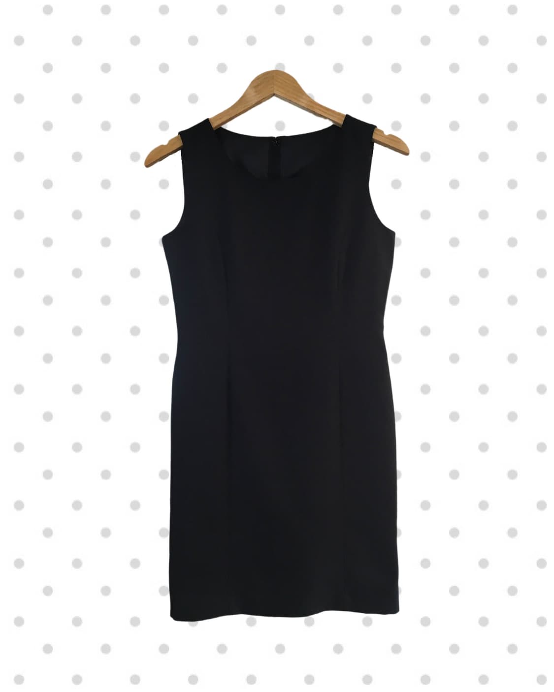 vintage minimal sleeveless dress black 상품이미지4