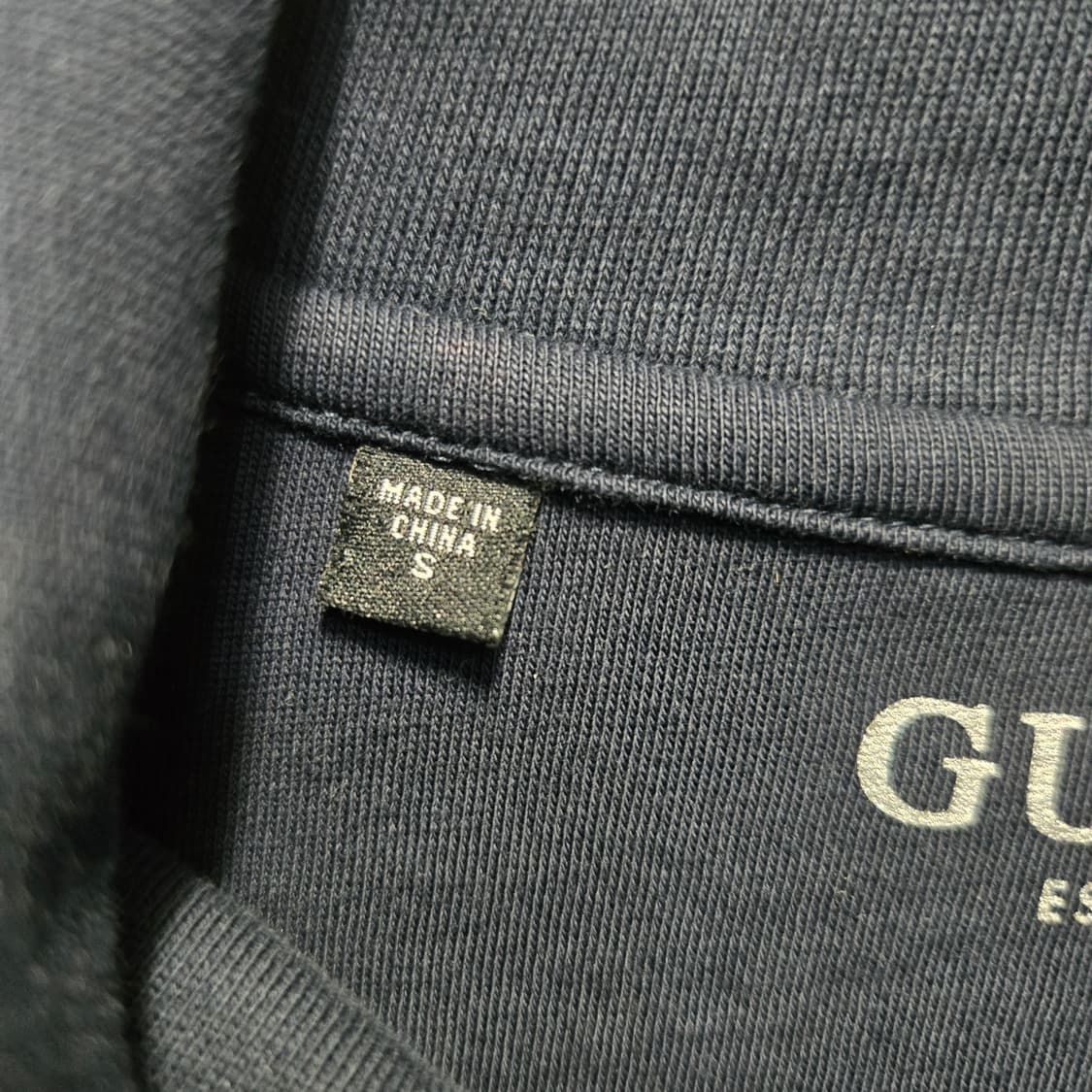 게스 여성 반집업 반크롭 맨투맨  상품이미지5