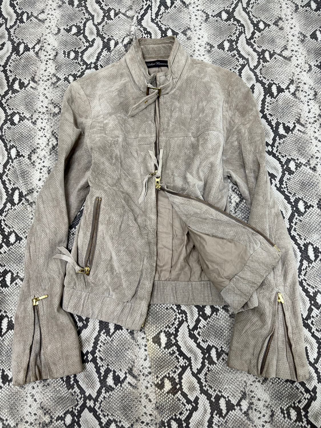 “Vintage”Y2K Mood Beige 2-way Buckle&Zip 상품이미지1