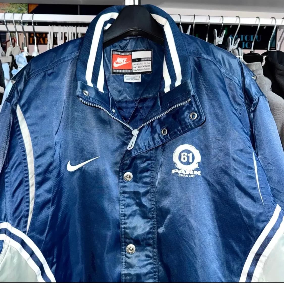 NIKE 나이키 00s 박찬호 스타디움 봄버 바시티 자켓 상품이미지3