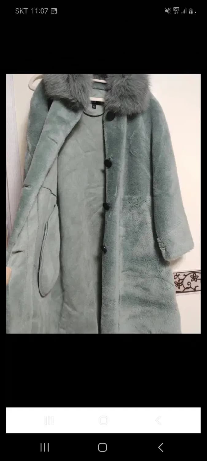 양모 폭스퍼 롱자켓무스탕 상품이미지4