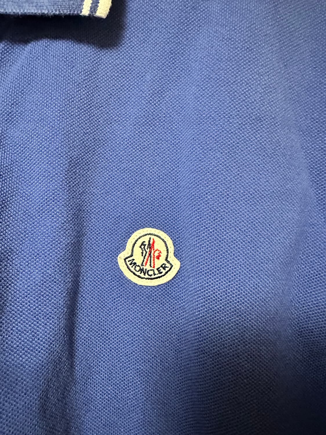 (정품!!) 몽클레르 트리콜로르 카라 폴로 셔츠 L사이즈 상품이미지2