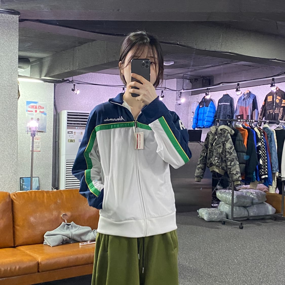 아베크롬비 배색 y2k 져지 B2806 상품이미지1