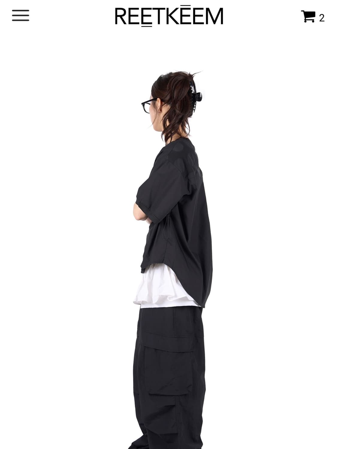 릿킴 reetkeem DOT COMBI BLOUSE 상품이미지3