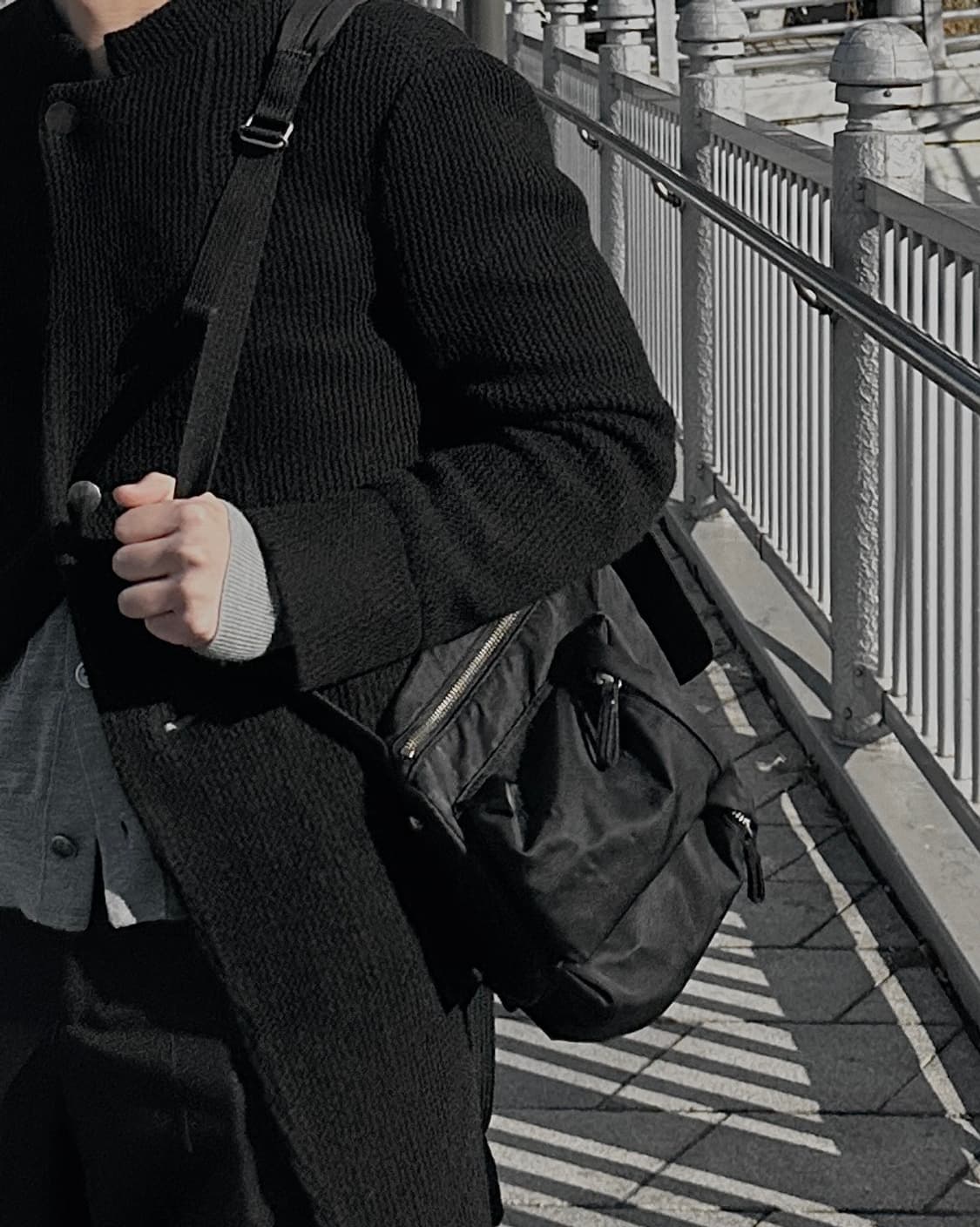 Jean paul gaultier 엠보싱 로고 백팩 상품이미지6