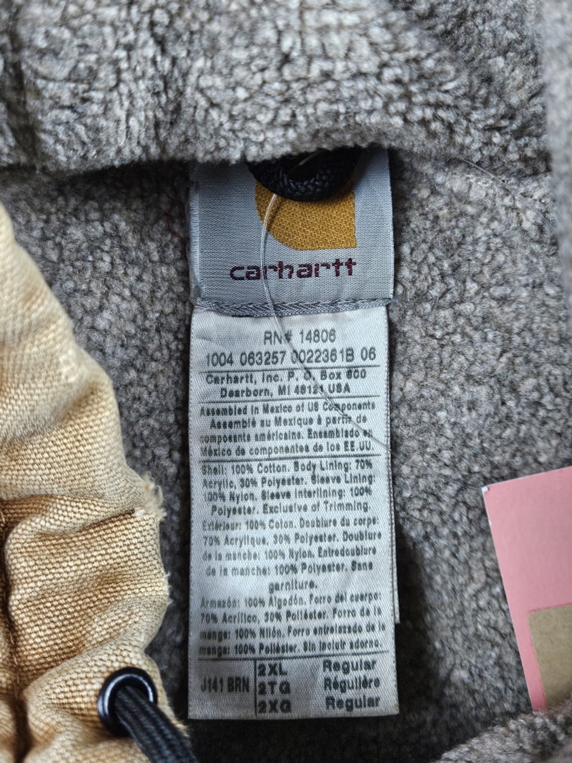 칼하트 후드워크자켓 ( 2XL ) / 9719 상품이미지5