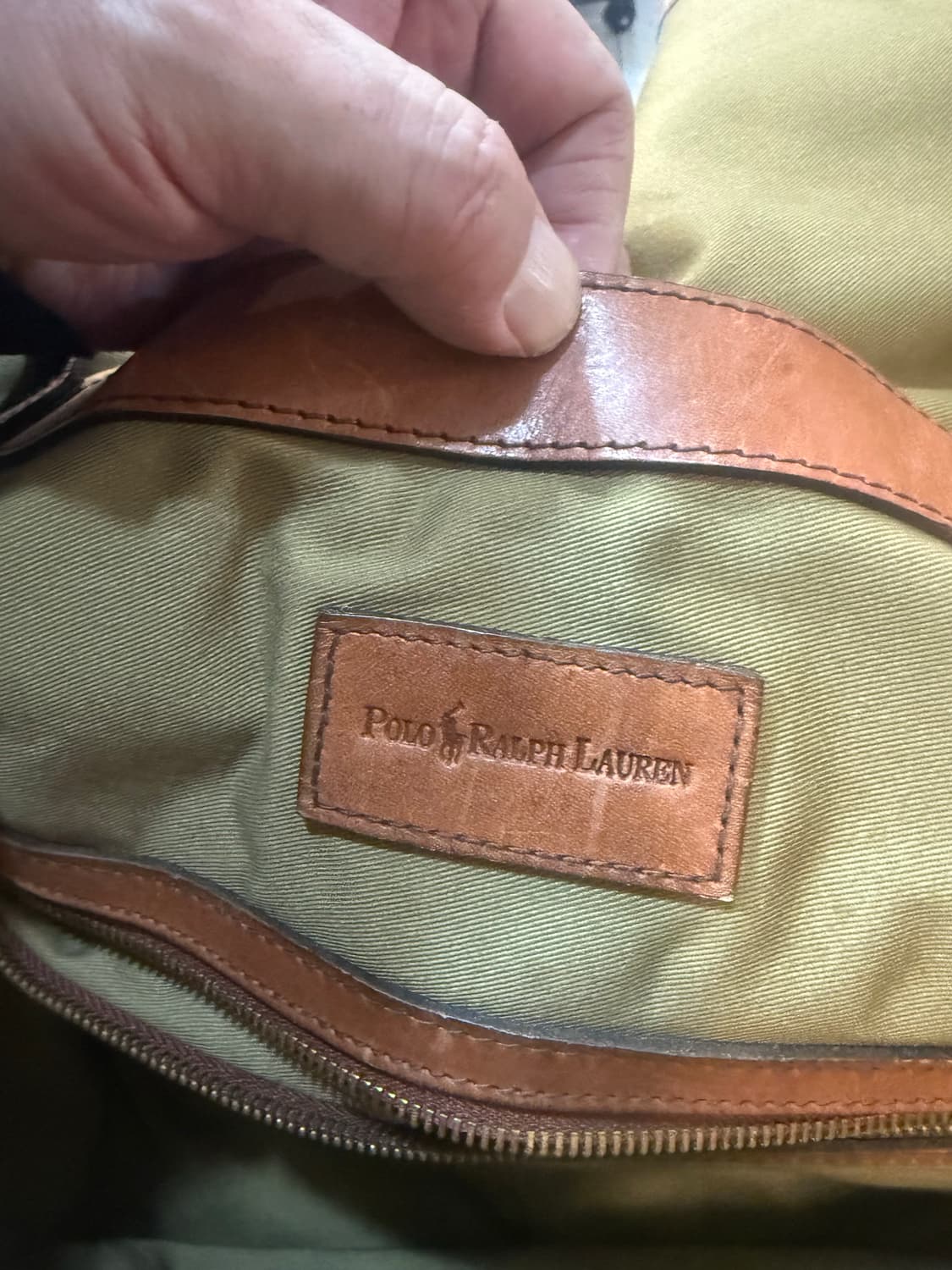 정품 폴로 랄프로렌 캔버스 메신저백 팝니다 상품이미지7