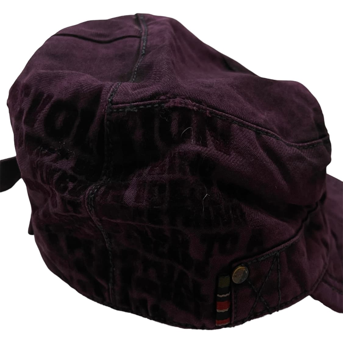 burgundy military cap  상품이미지2