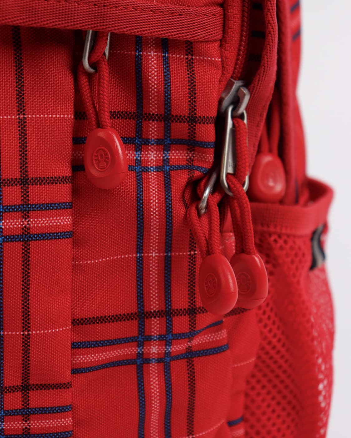 [COLEMAN] 레드 체크 나일론 미니 백팩 상품이미지4