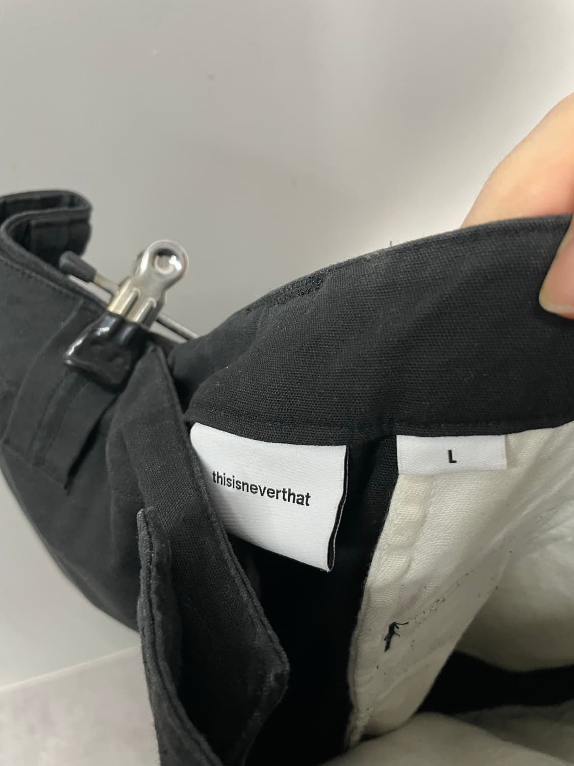 디스이즈네버댓 블랙 플라이트 팬츠 H1935 상품이미지8