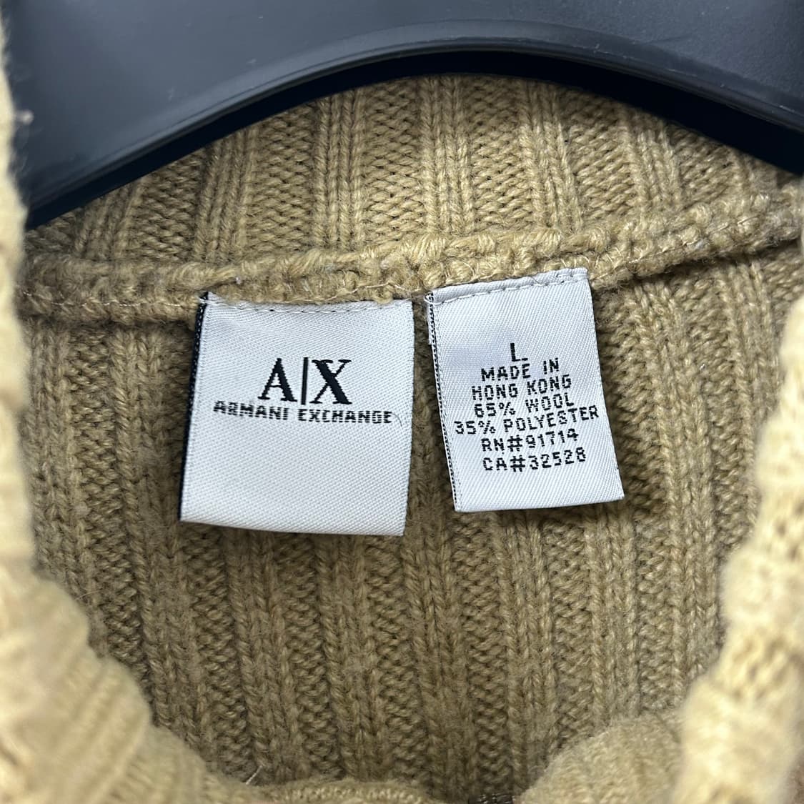 아르마니 익스체인지 니트 집업 자켓 상품이미지8