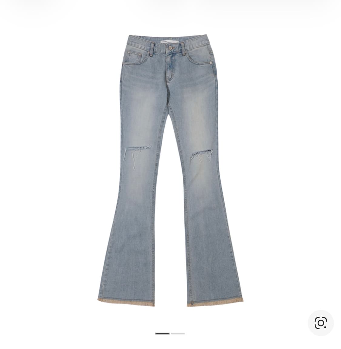 [S] 보헤미안 서울 커팅 진 라이트블루 상품이미지1