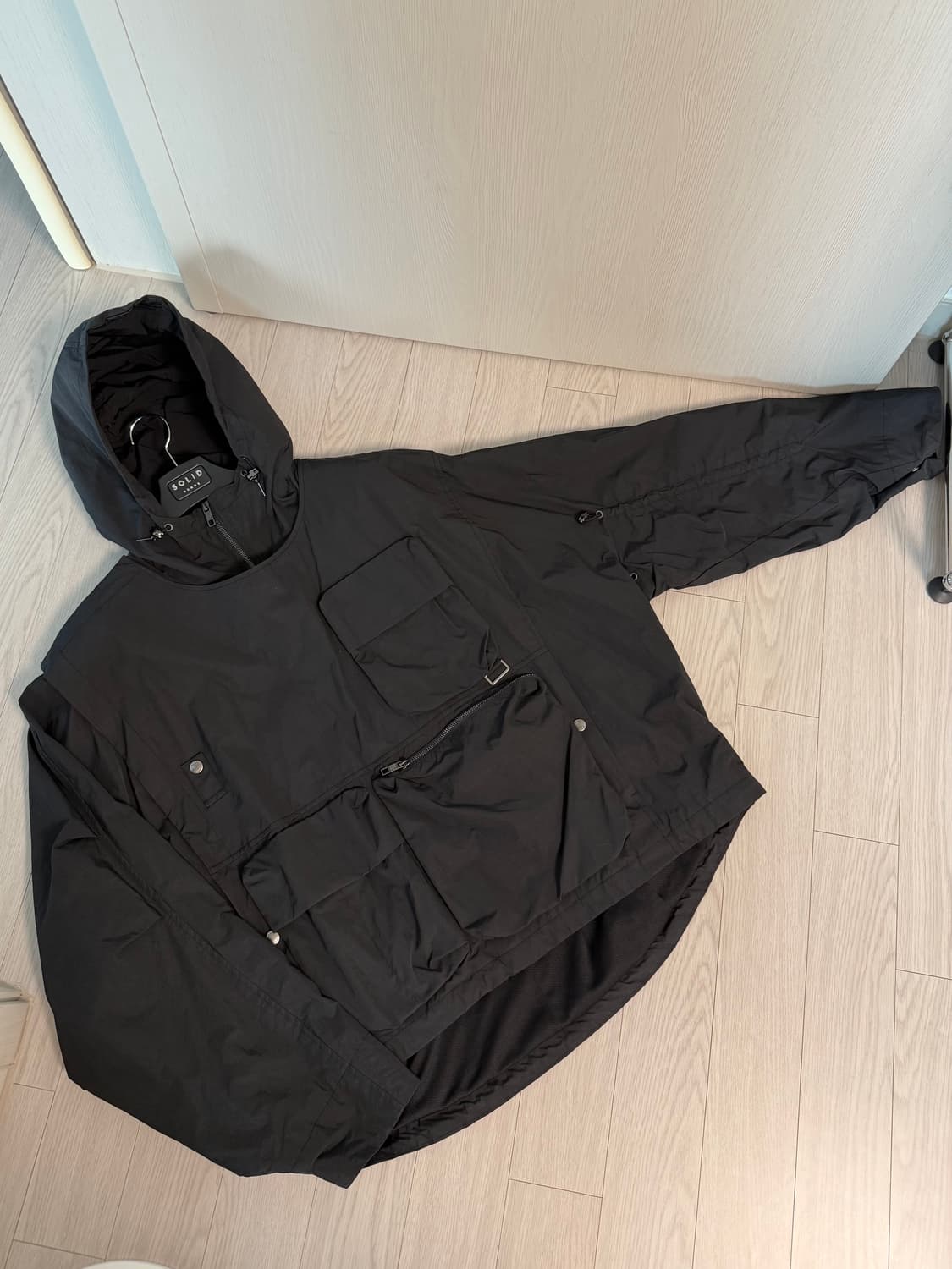 [50] 우영미 24SS 블랙 멀티 포켓 아노락 상품이미지1