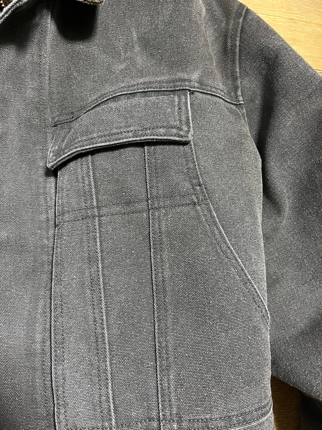 DNSR 디앤에스알 빈티지 크롭 워크 자켓 m 상품이미지3