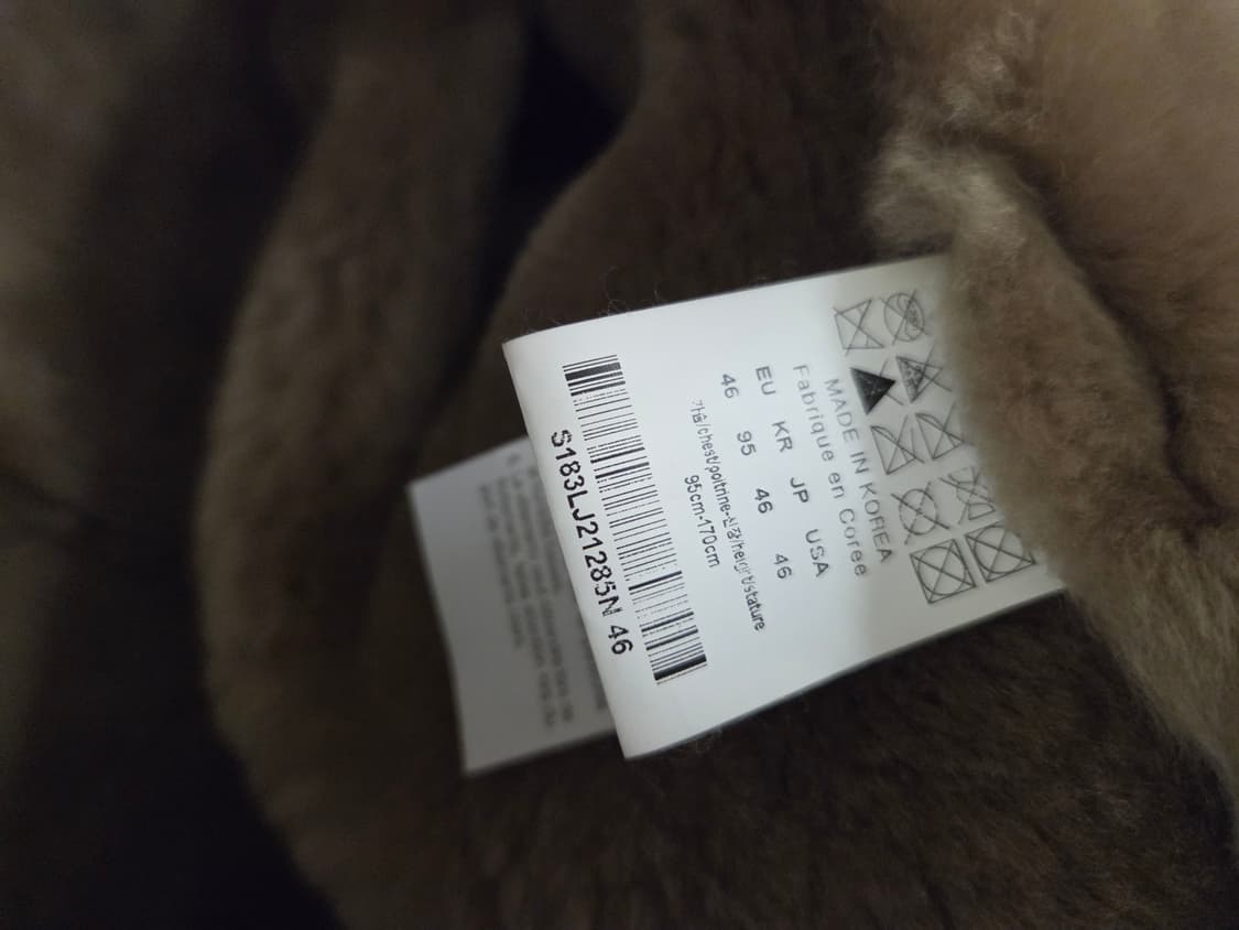 솔리드옴므 무스탕 자켓 46(양가죽,양털) 상품이미지4