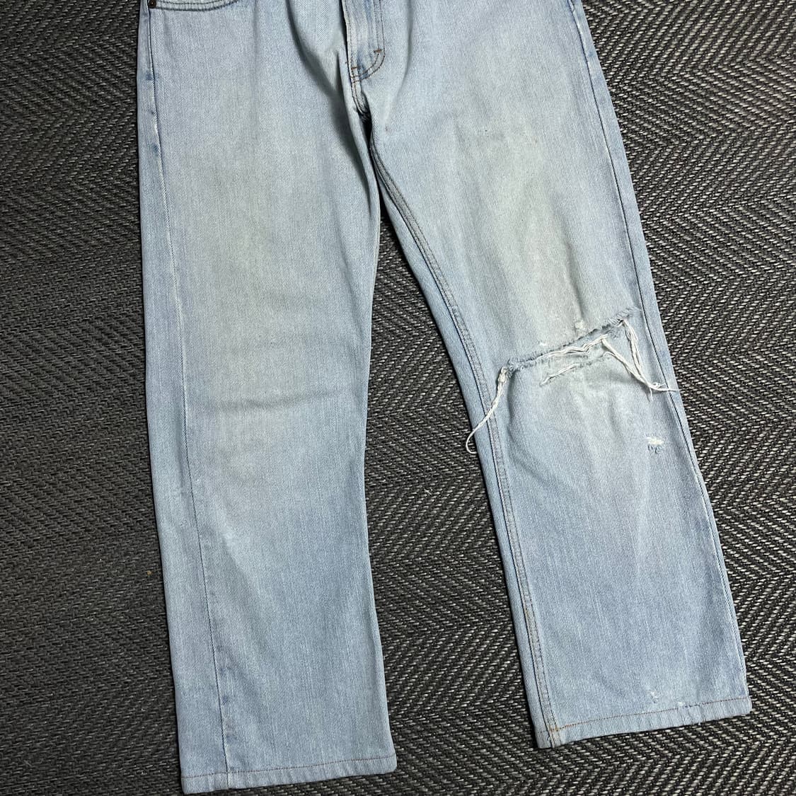 리바이스 505 스트레이트 핏 데님 팬츠y 5181 상품이미지3