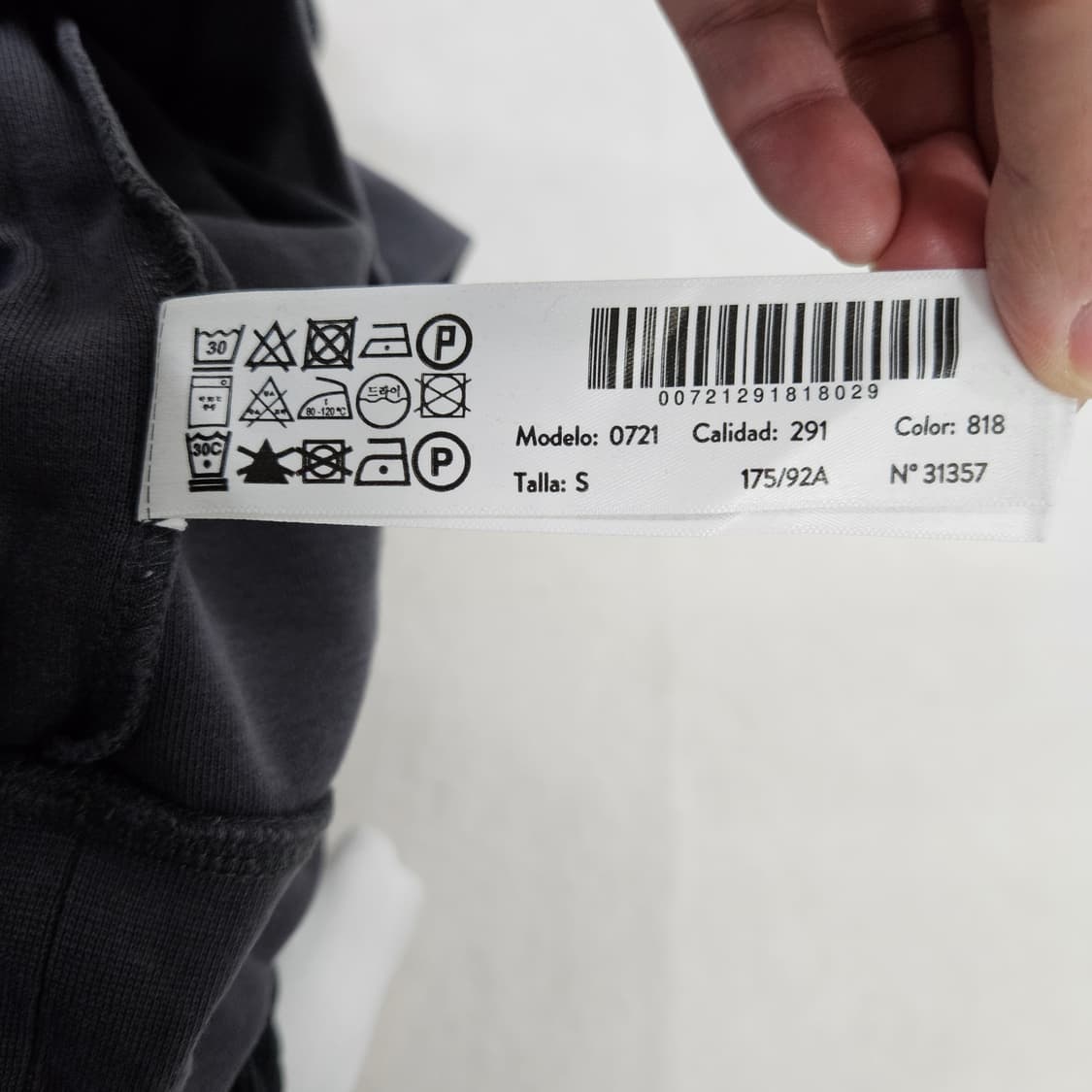 [S] 마시모두띠 베이직 남녀공용 맨투맨 0115YH2 상품이미지6