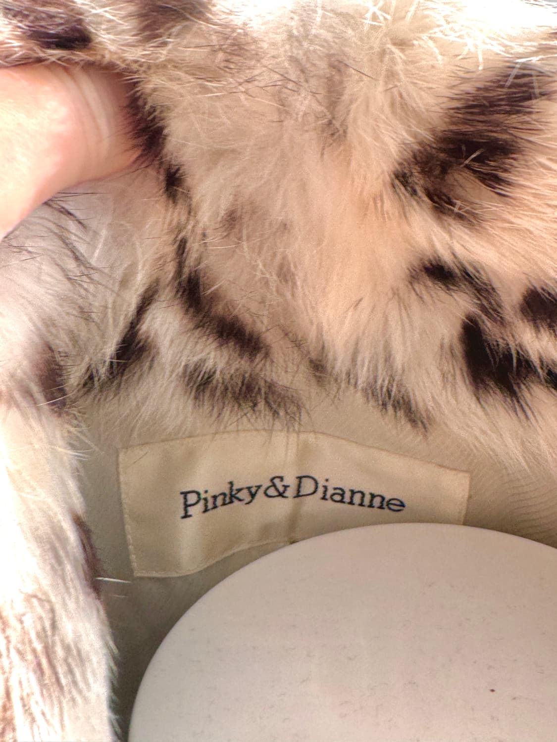 Pinky & Dienne 핑키앤다이안 일브 오네갸루 호피리얼퍼자켓  상품이미지4