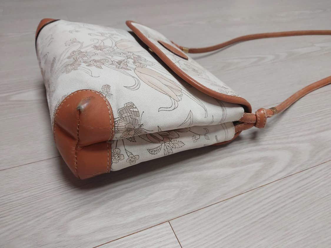 정품 구찌 빈티지 플로랄 캔버스 크로스백 상품이미지6