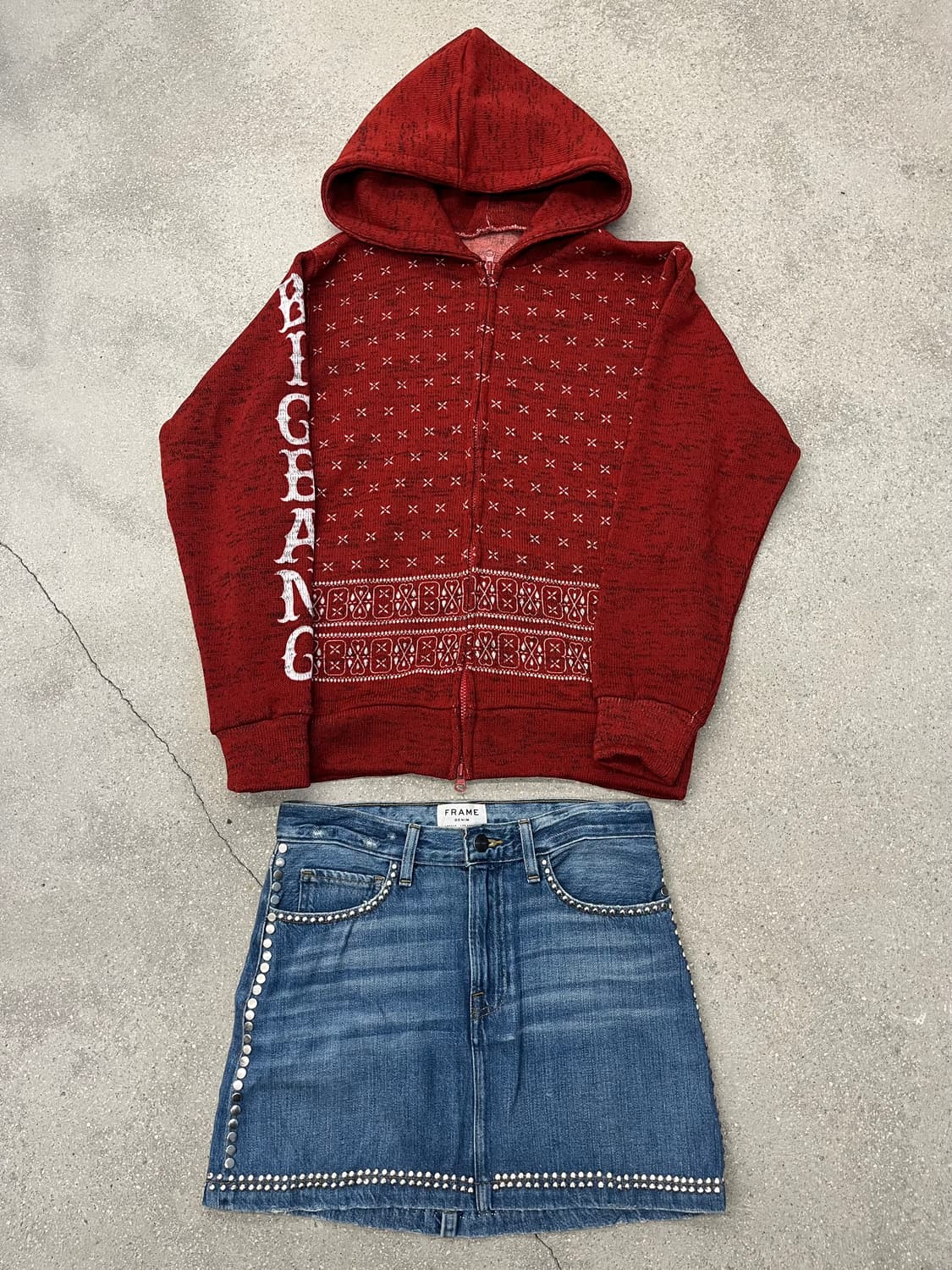 BIGBANG VIP JAPAN 후드 니트 집업 상품이미지2