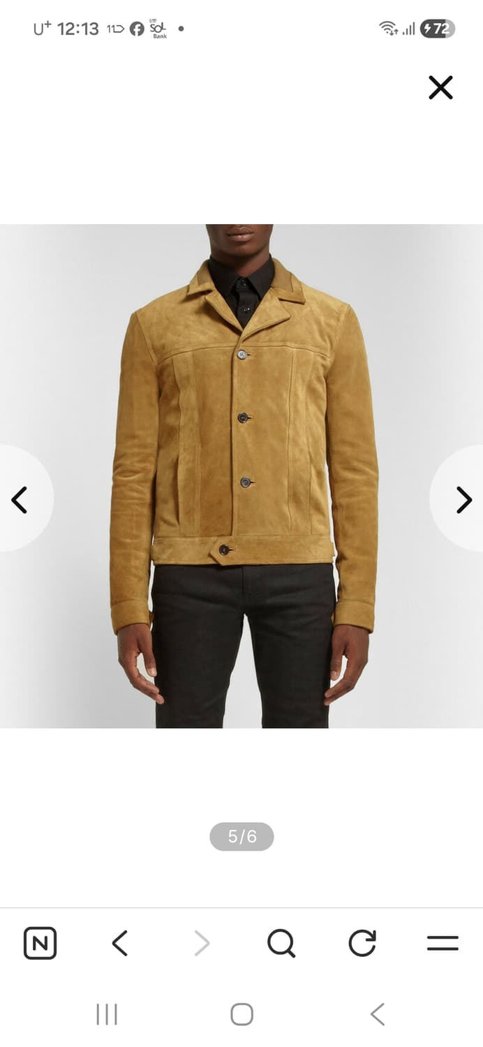 퓨에르옴므 입생로랑스웨이드 슬림100사이즈 상품이미지3