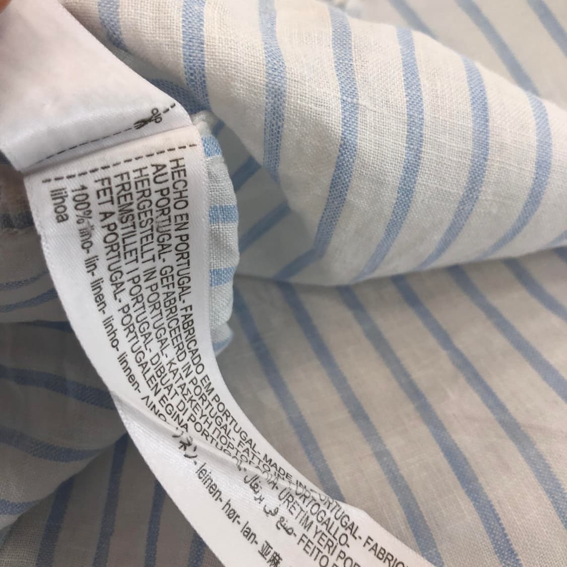 마시모두띠 스카이블루 프리미엄 린넨셔츠 XL 상품이미지6