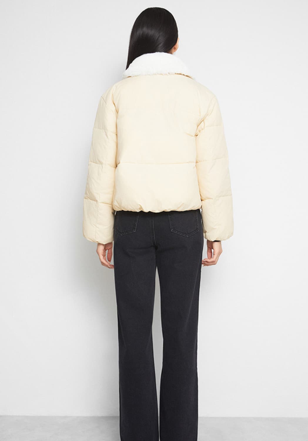 mixxo 크롭 카라 푸퍼 상품이미지4