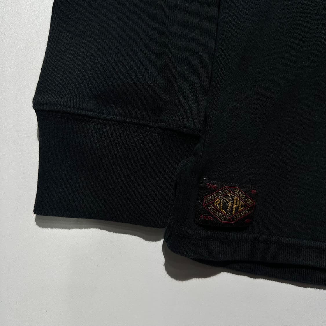 폴로 랄프로렌 불독 패치 맨투맨 블랙 상품이미지5