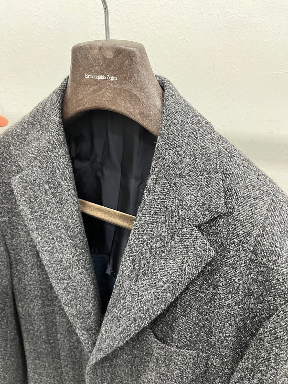 95-100) 사토리오 나폴리 헤링본 울자켓  상품이미지7