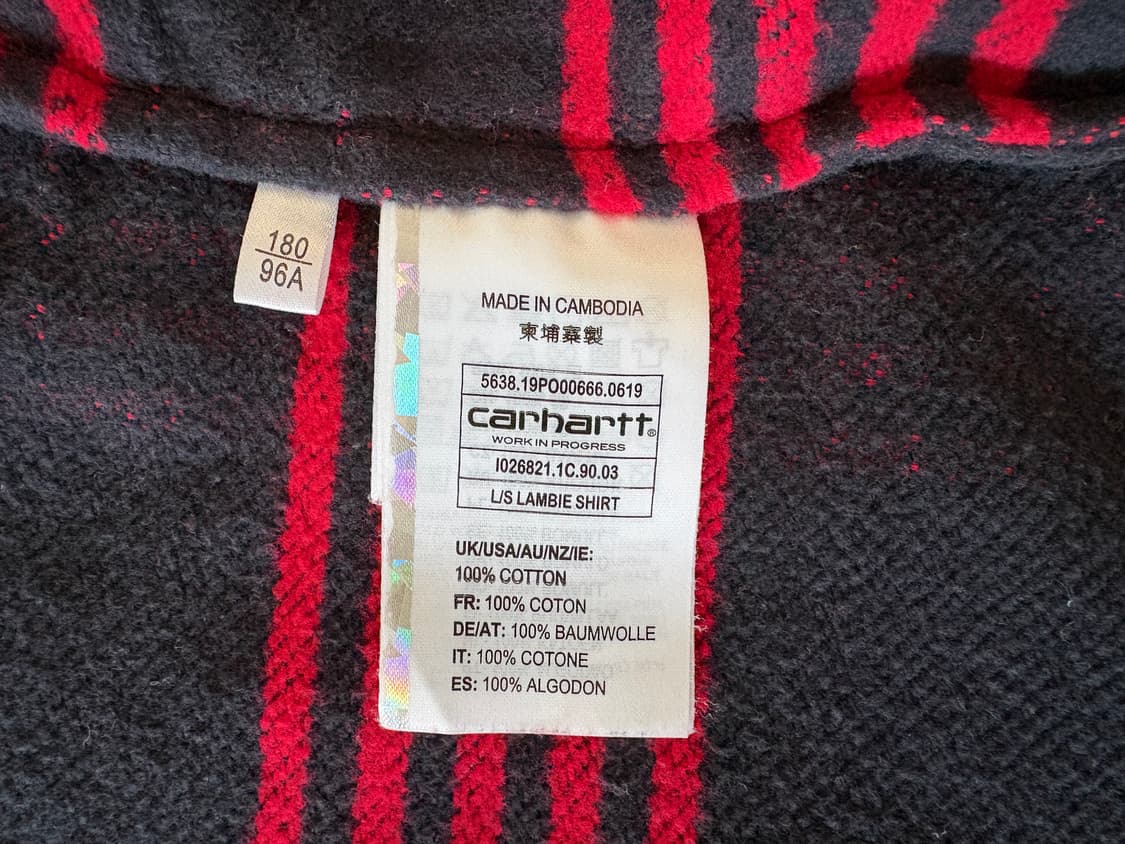 Carhartt 칼하트 체크 셔츠 L 상품이미지8