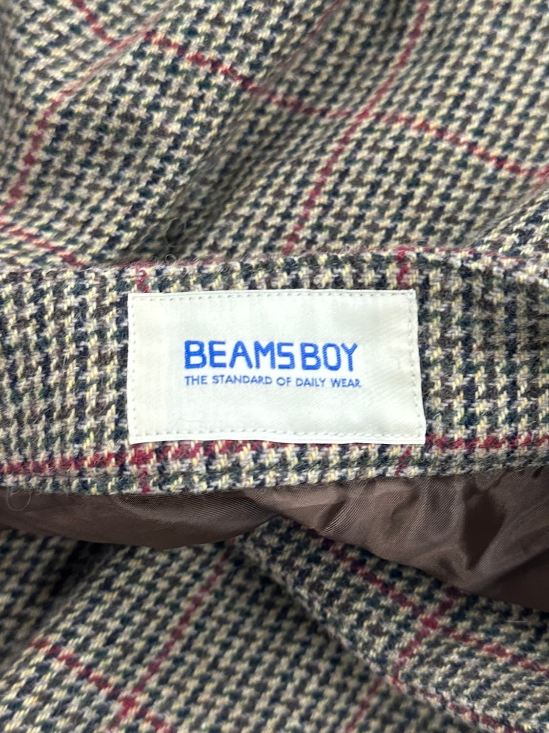 BEAMS BOY Check long skirt 상품이미지6