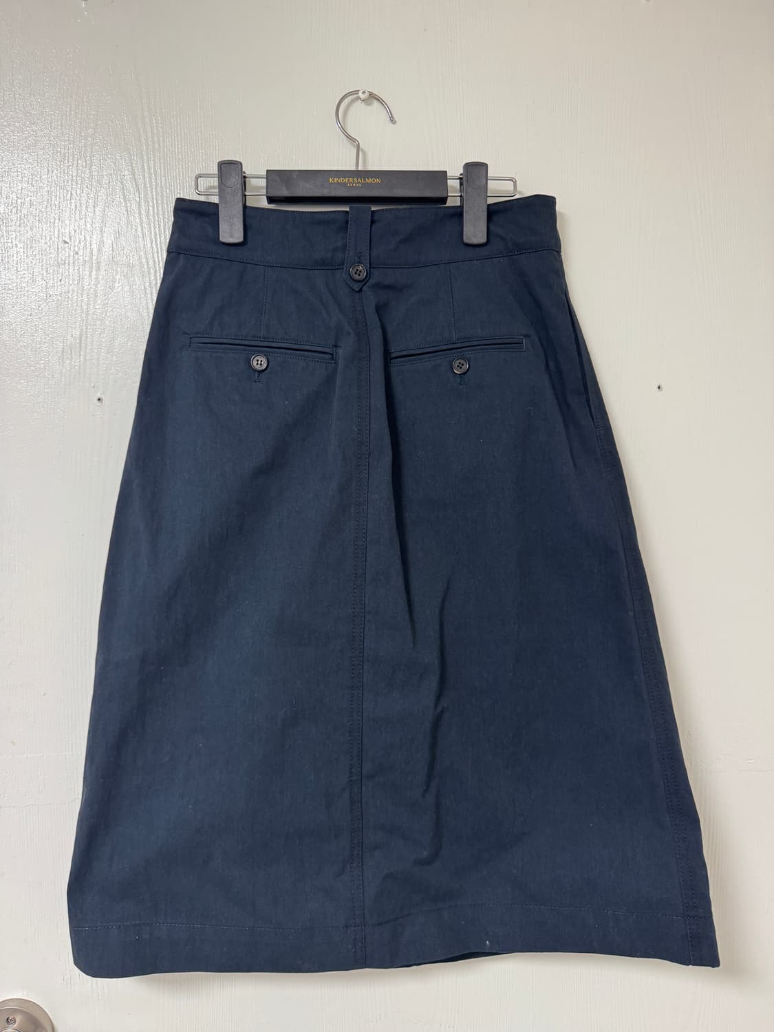 킨더살몬 코튼 스커트 네이비 S Fouette Cotton Skirt 상품이미지4
