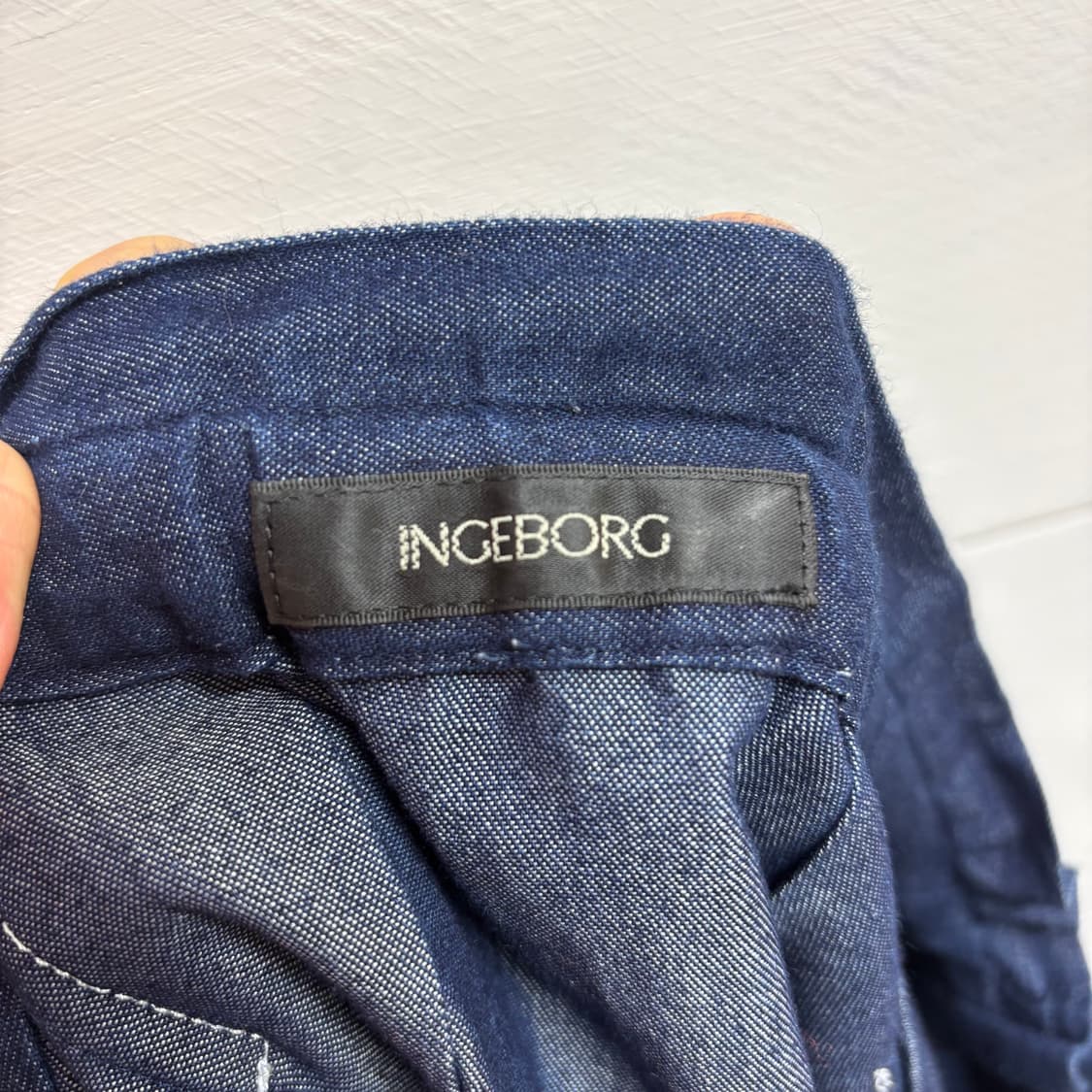 INGEBORG PINKHOUSE 데님 플레어 롱 스커트  상품이미지2