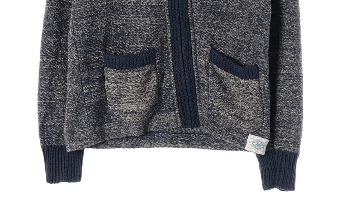 데님앤서플라이 랄프로렌 숄칼라 코튼 린넨 니트 집업 M 상품이미지5