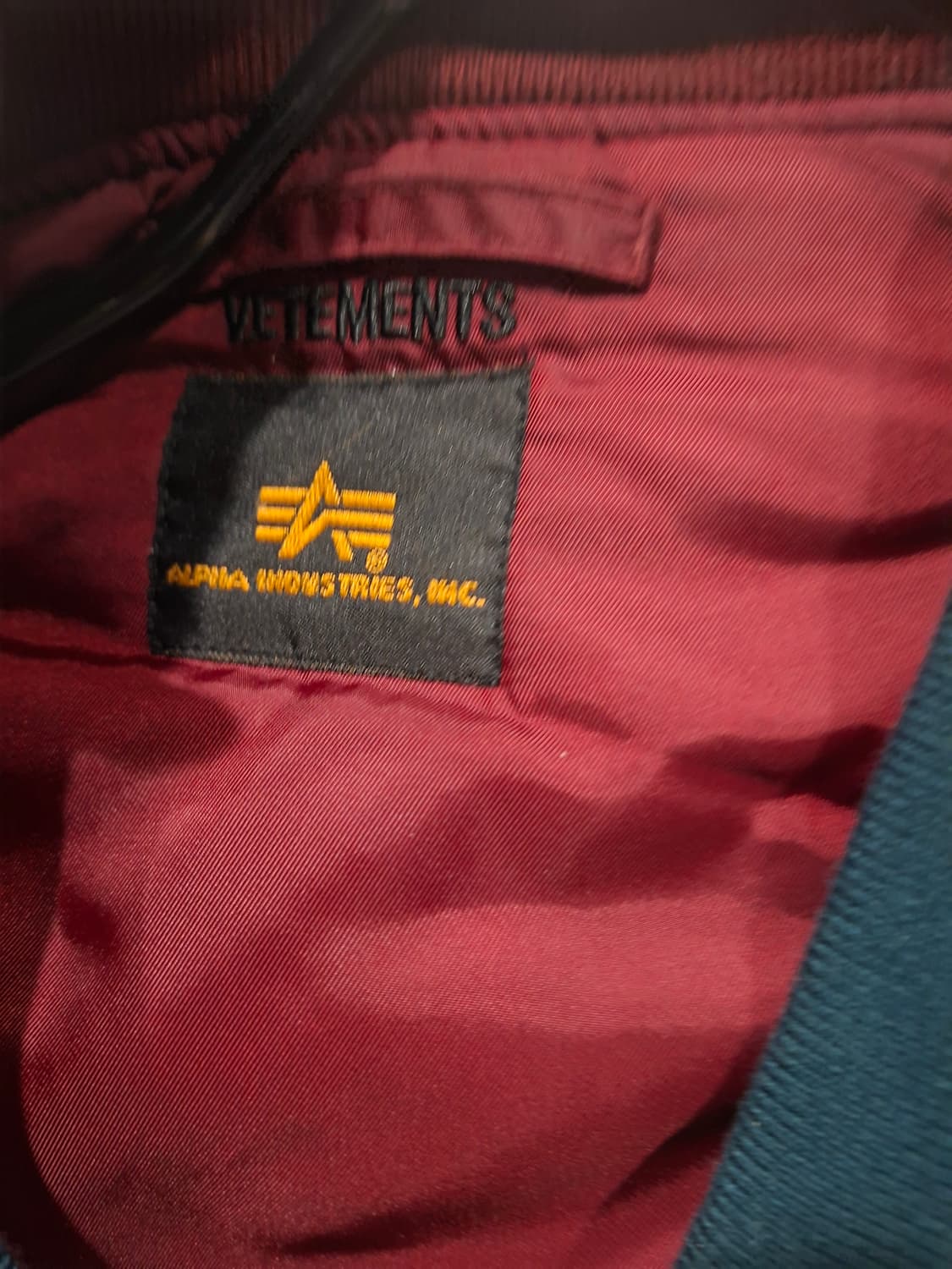 [xs] 베트멍 알파인더스트리 항공 봄버 상품이미지3