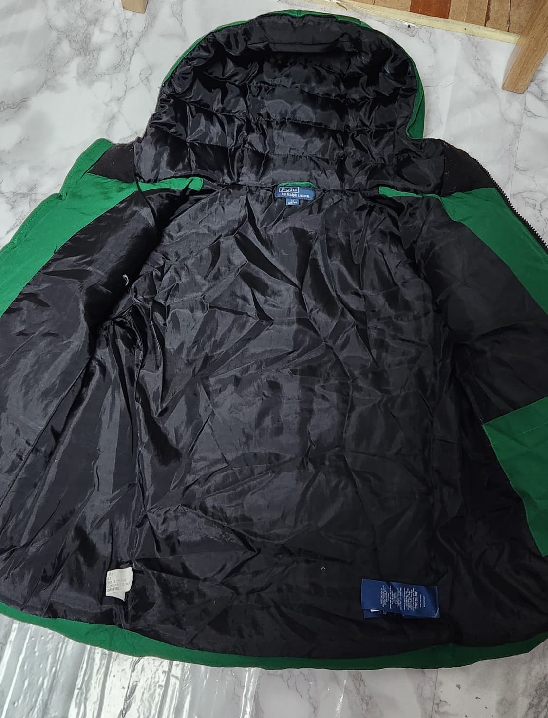 폴로 랄프로렌 딥그린 빅포니 MA-1 패딩 자켓 상품이미지5