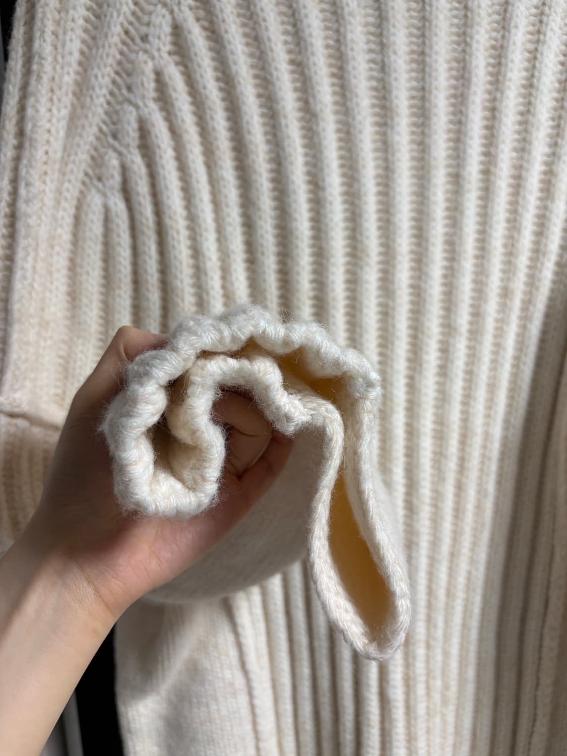 메종마르지엘라 MM6 아이보리니트 새상품 상품이미지4