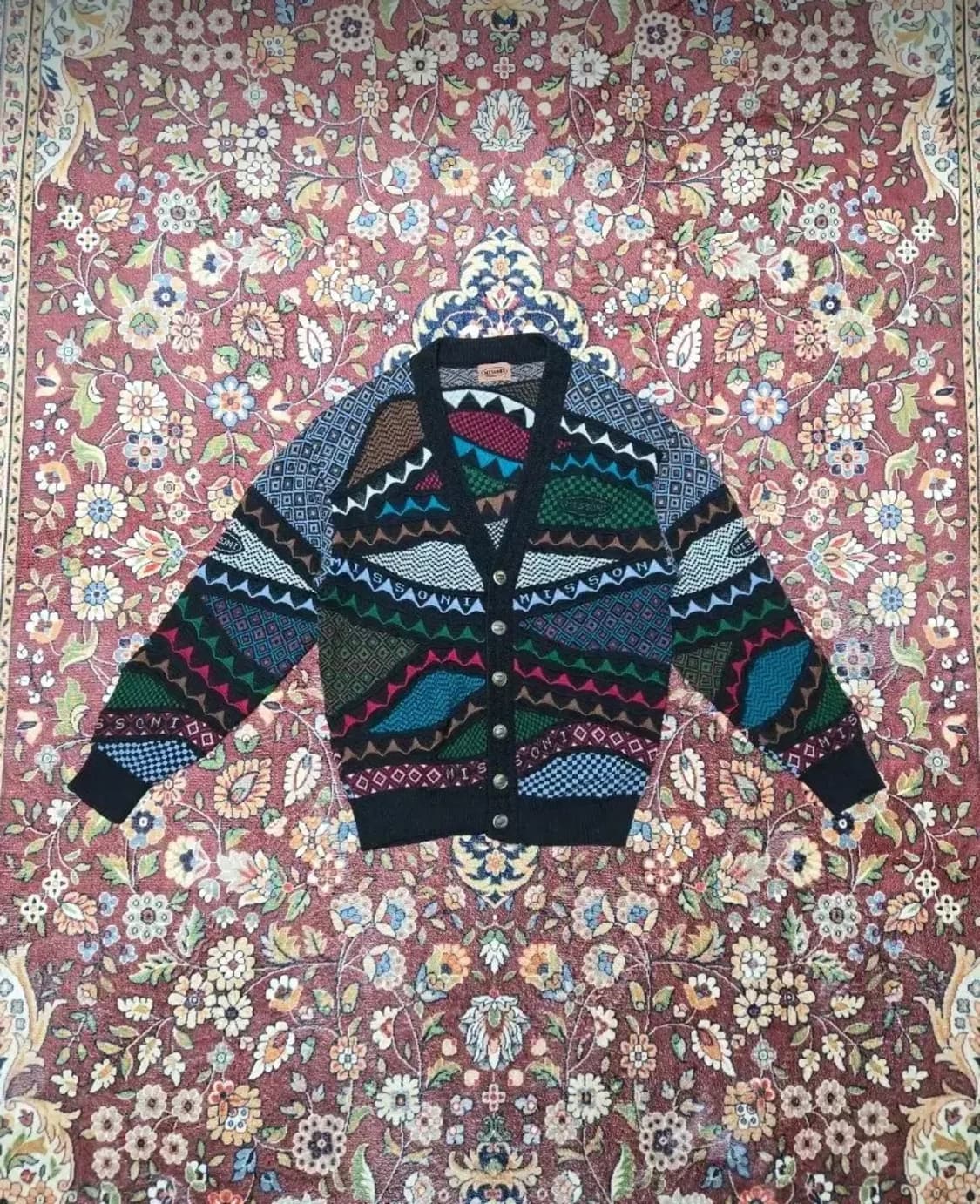 MISSONI (미쏘니) 순수 메리노 울 100% 빈티지 가디건 (S)
 상품이미지1