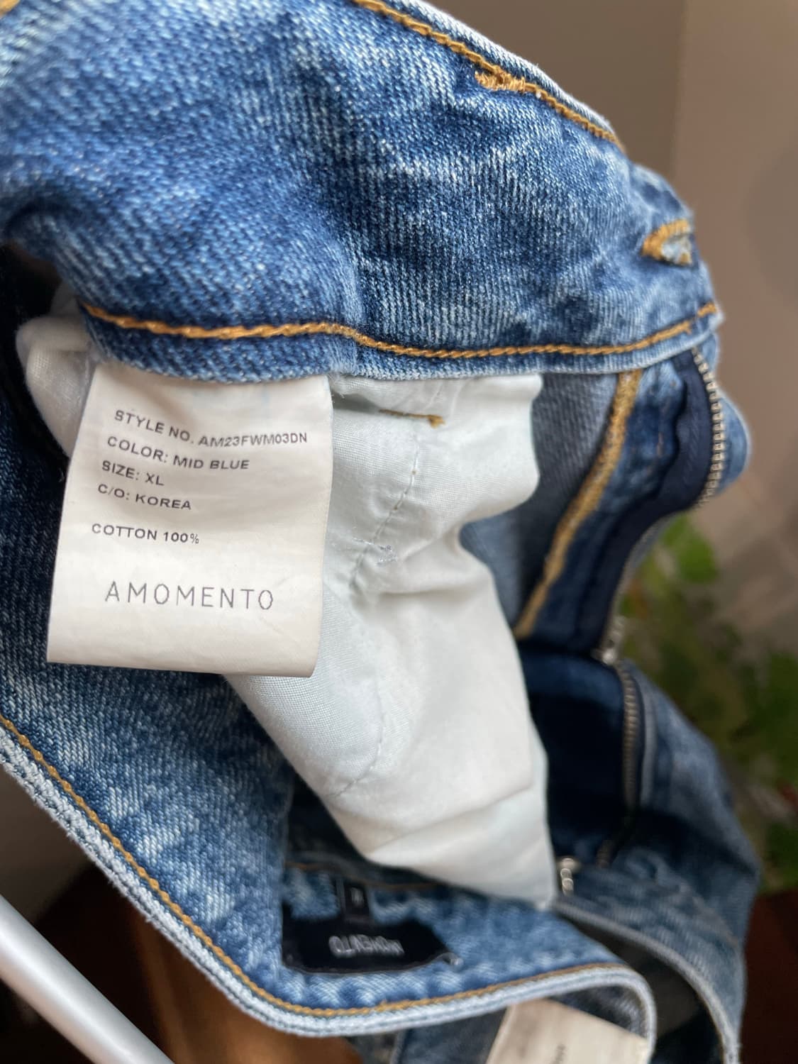 amomento-mens recycled cotton denim 상품이미지4