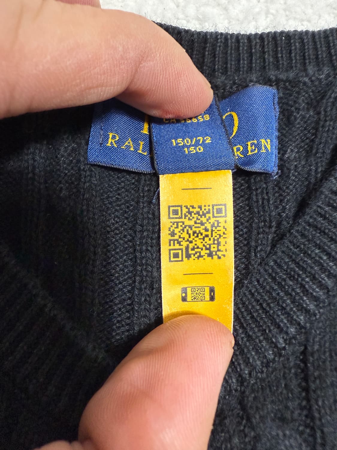 폴로 랄프로렌 블랙 가디건 상품이미지3