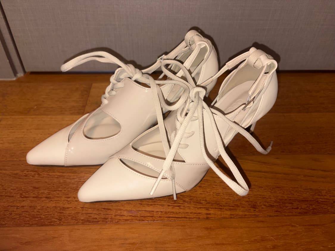 OJOS Multistrap Stiletto Heels Beige 245 상품이미지2